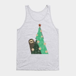 Minimal Christmas Slot Tank Top